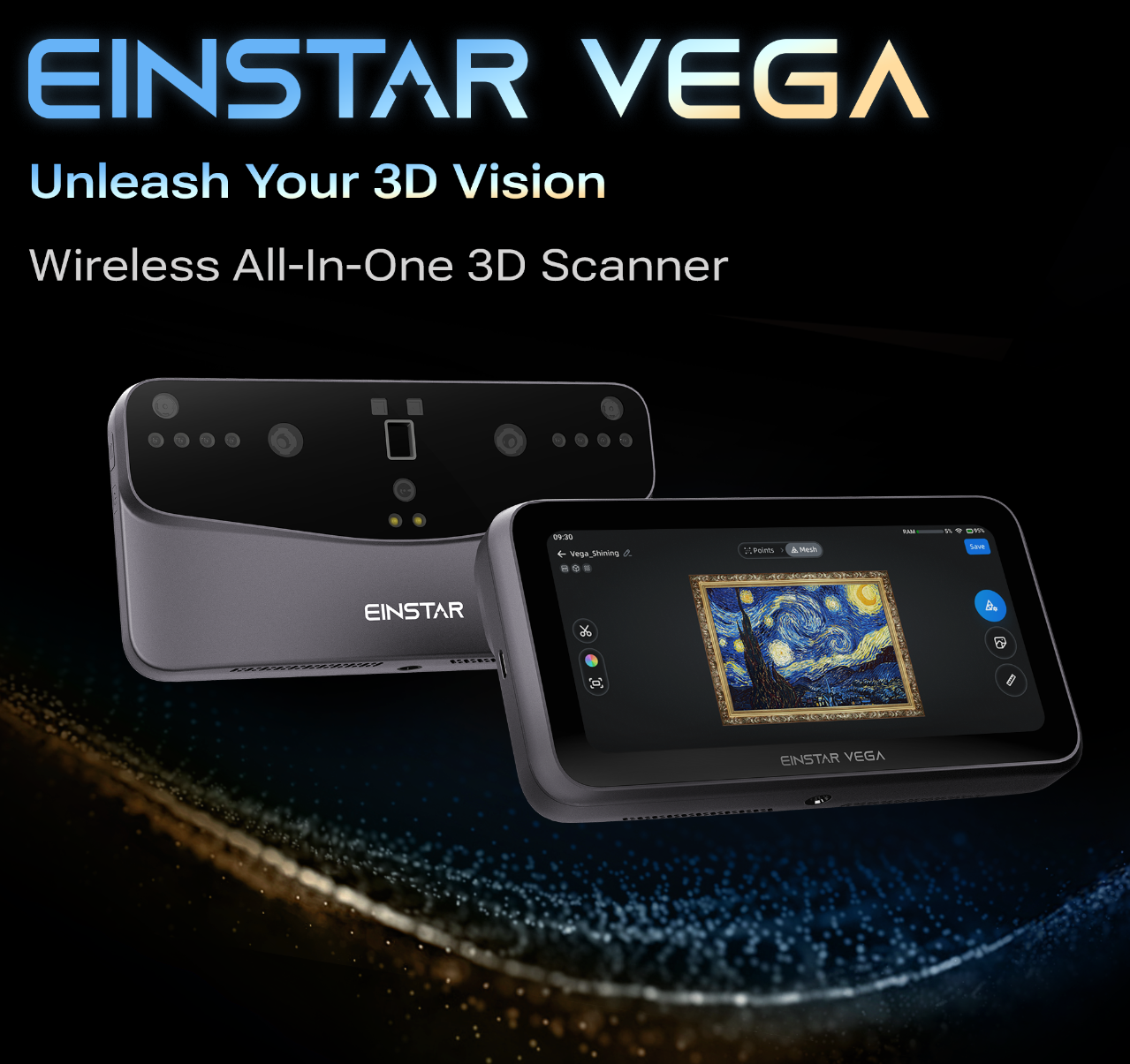 EinStar VEGA Wireless All-In-One 3D Scanner - SHINING 3D SHINING 3D -3DxWorld