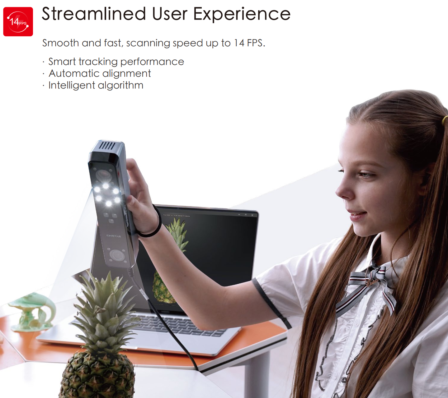 EINSTAR-Prosumer Portable 3D Scanner - SHINING 3D SHINING 3D -3DxWorld