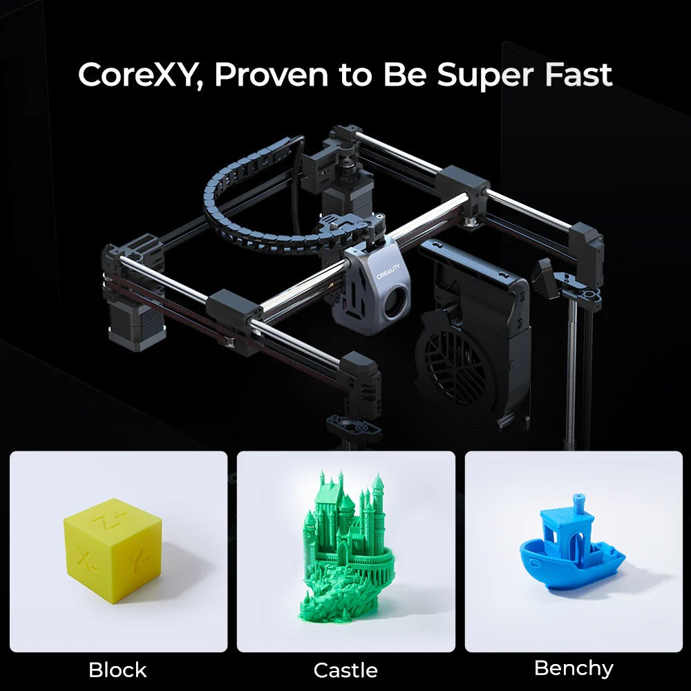 Creality K1C 2025 Edition 3D Printer | Carbon Fiber Ready & Multi-Color Capable | Official Authorized Global Version Creality -3DxWorld