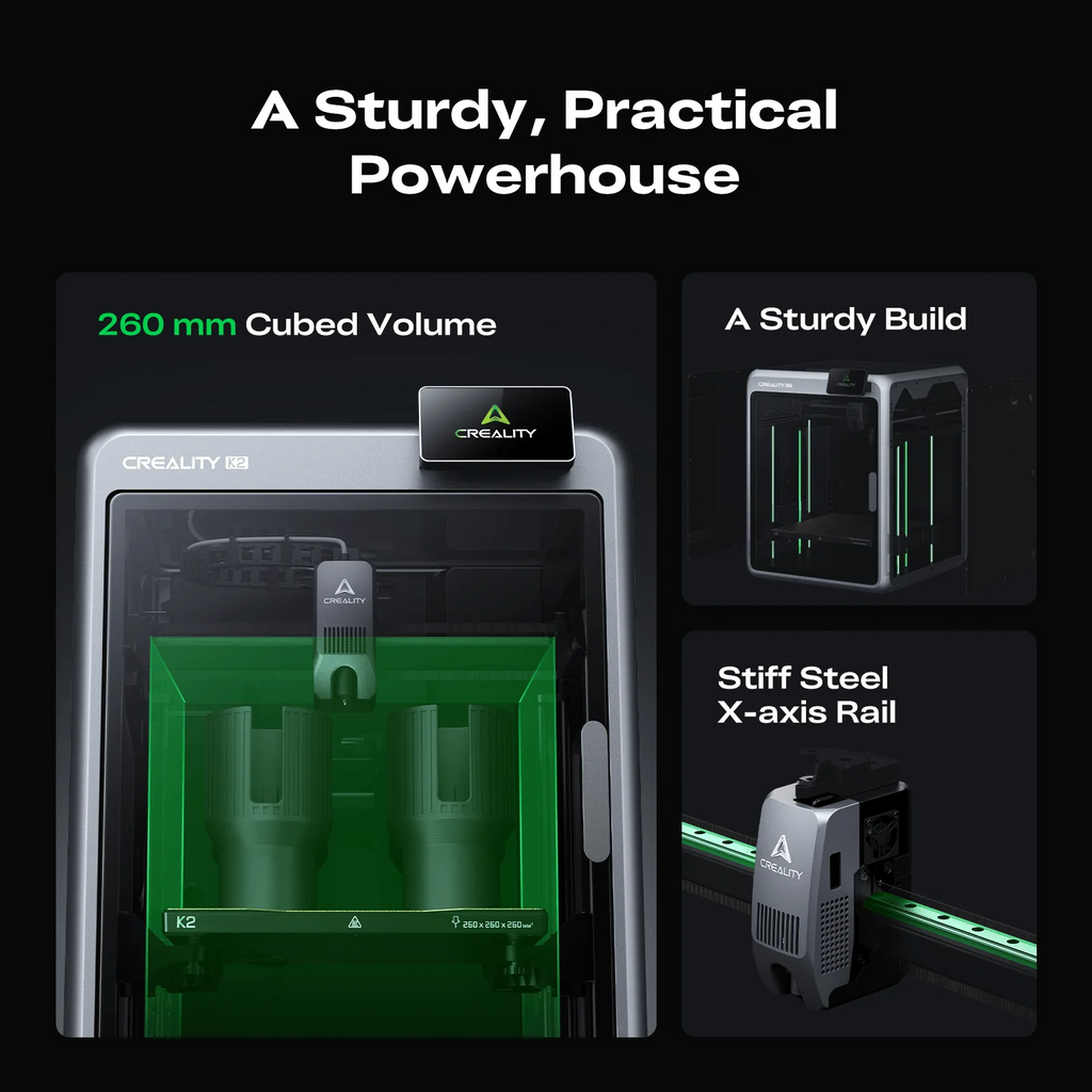 Creality K2/K2Combo 3D Printer | High-Speed Multi-Color Ready | Official Authorized Global Version Creality -3DxWorld