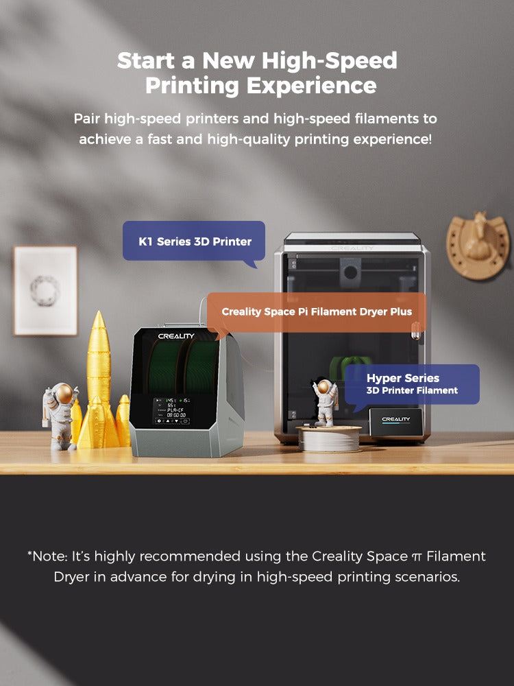 Creality Space Pi Filament Dryer Plus | Dual-Spool Dehydrator