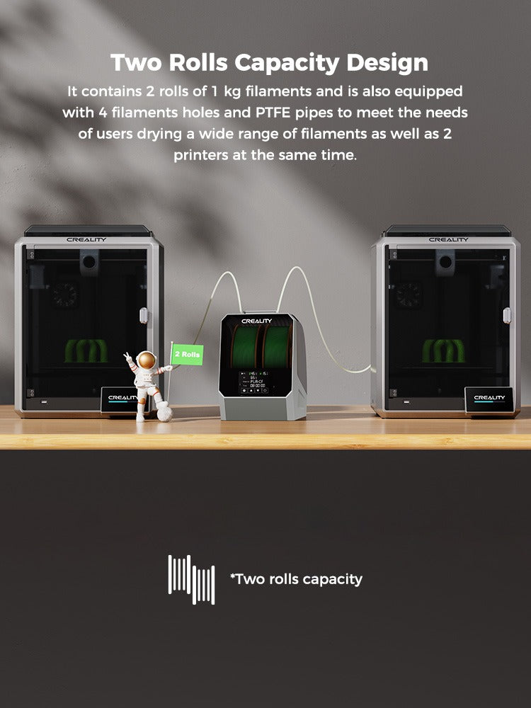 Creality Space Pi Filament Dryer Plus | Dual-Spool Dehydrator