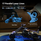 SHINING 3D EINSTAR 2 专业手持式 3D 扫描仪 | 双光源设计及 4K 真彩扫描 [官方正品]