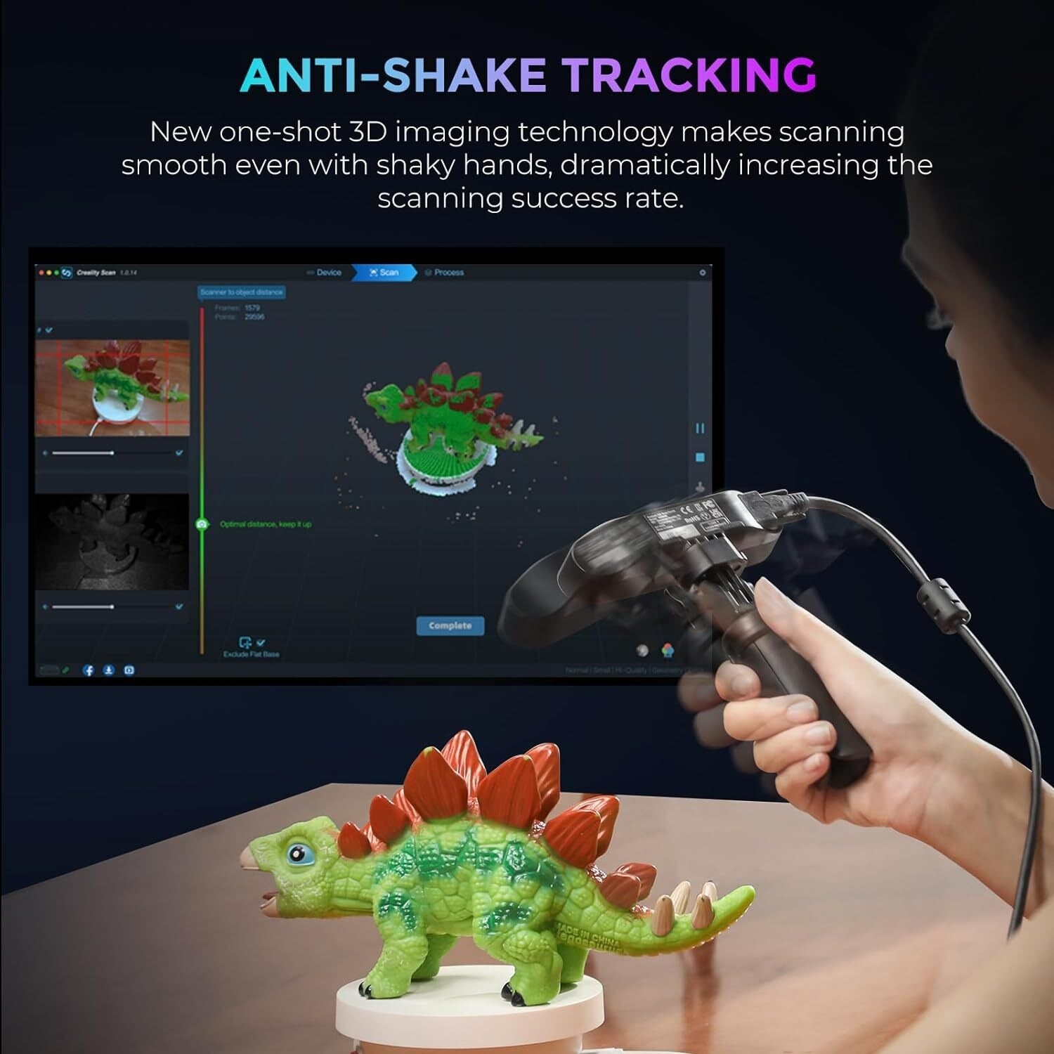 Creality CR-Scan Ferret Pro 3D Scanner | WiFi 6 & Anti-Shake Tracking