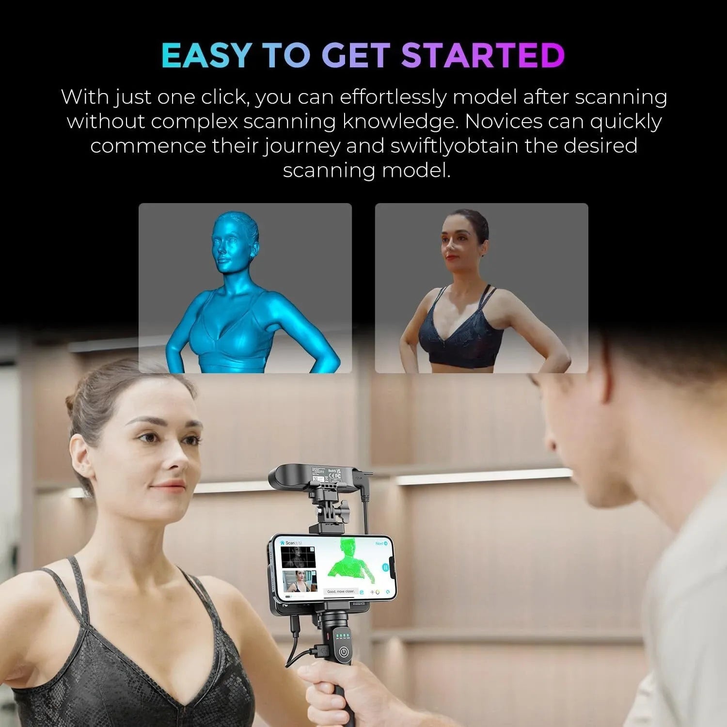 Creality CR-Scan Ferret Pro 3D Scanner | WiFi 6 & Anti-Shake Tracking