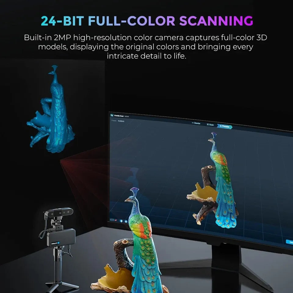 Creality CR-Scan Ferret Pro 3D Scanner | WiFi 6 & Anti-Shake Tracking
