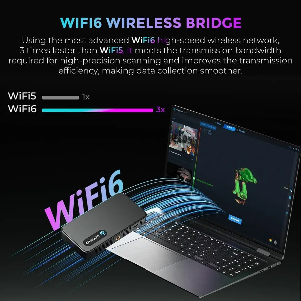 Creality CR-Scan Ferret Pro 3D Scanner | WiFi 6 & Anti-Shake Tracking
