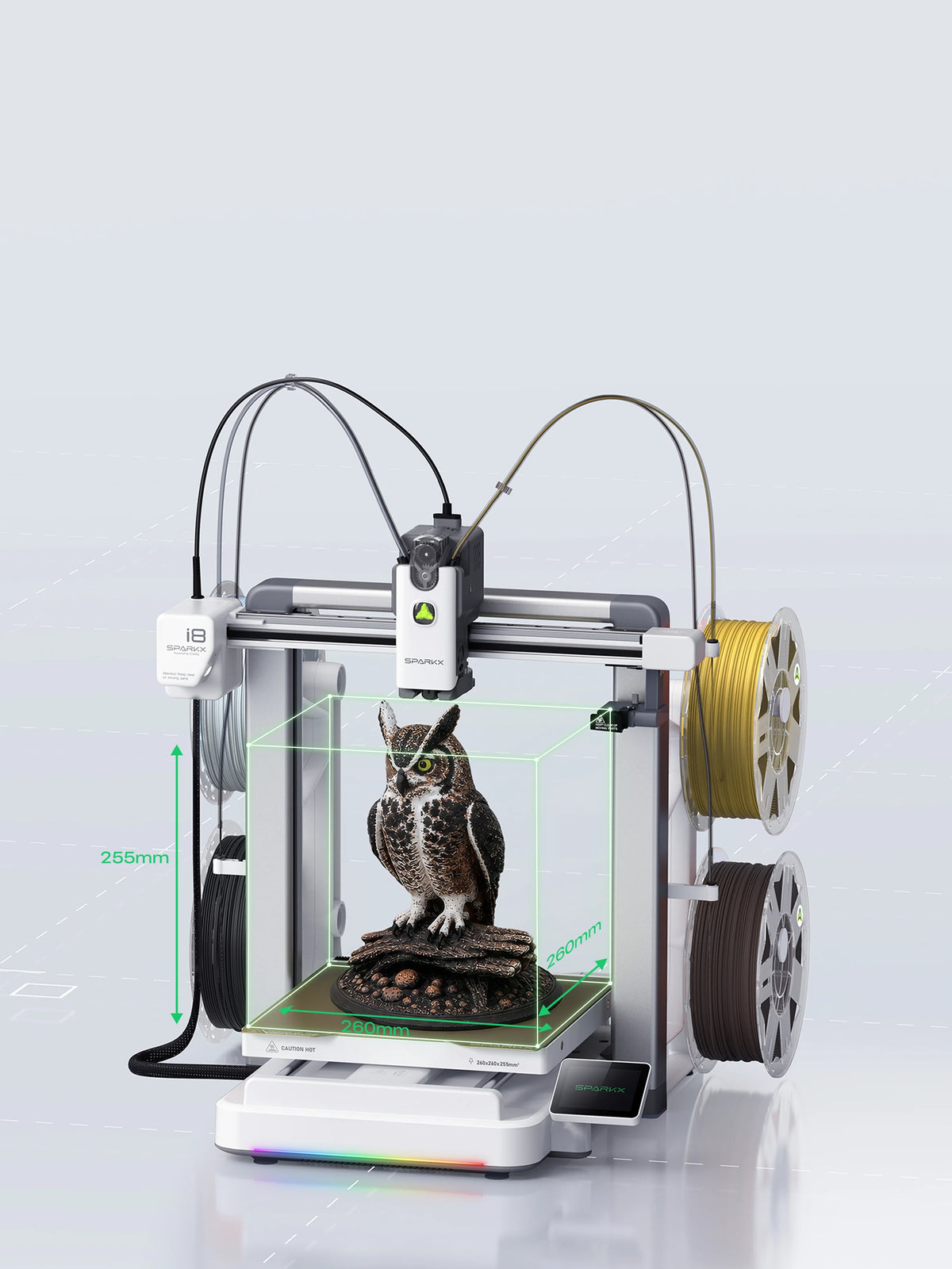 SPARKX i8 manufacturer product illustration; final package contents subject to confirmation