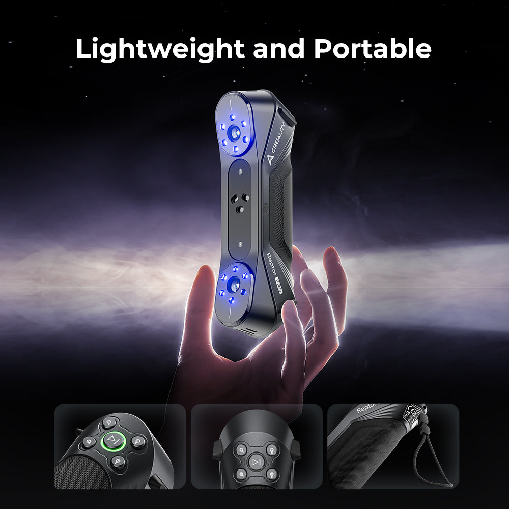 Creality Raptor Pro 3D Scanner | High-Speed Hybrid Blue Laser & NIR Creality -3DxWorld