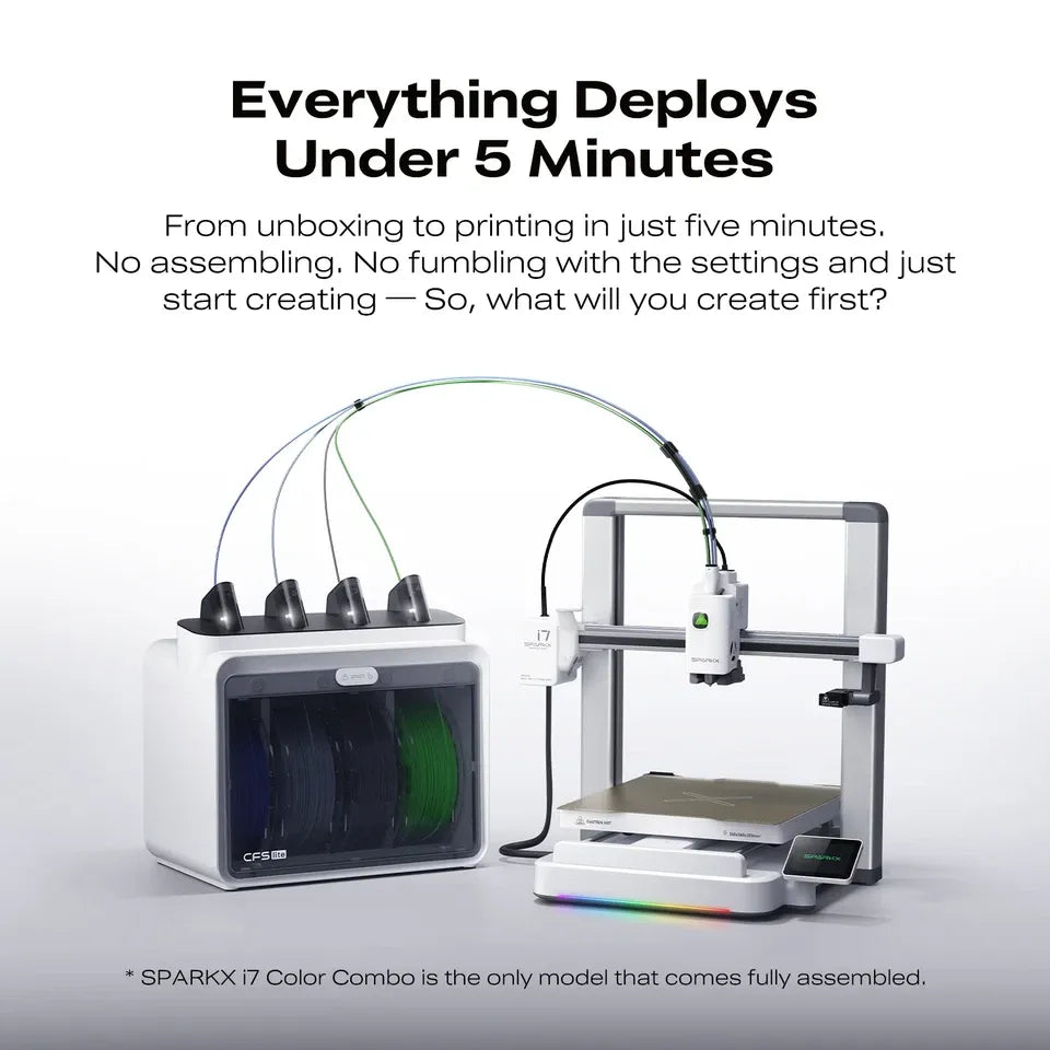 Creality SPARKX i7 3D Printer | AI-Powered Multi-Color Desktop Printer