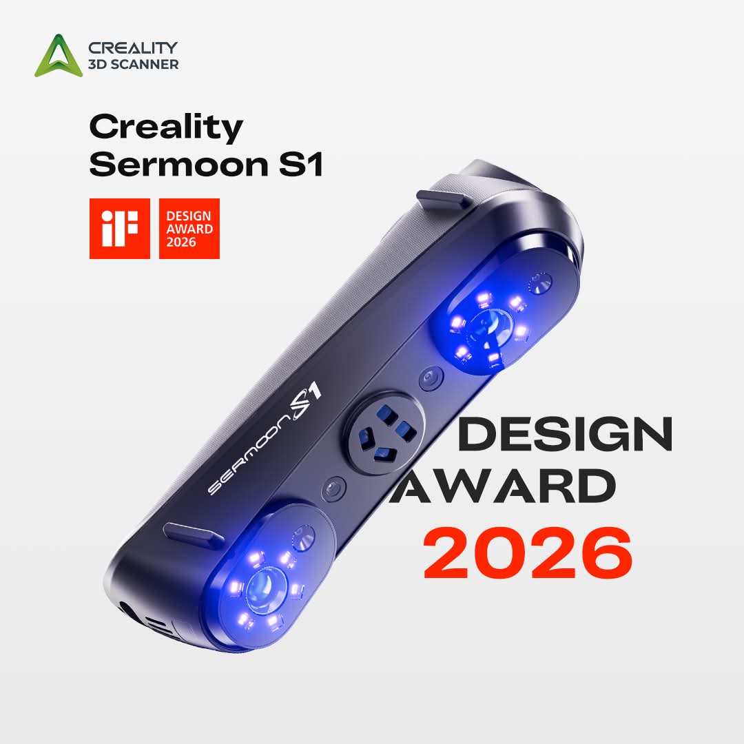 Creality Sermoon S1 3D Scanner | High-Precision Hybrid Laser & NIR